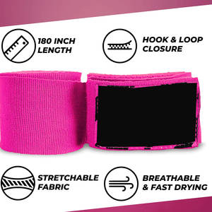 2024 recién llegado, envolturas de mano de boxeo Unisex, el mejor estilo, uso de entrenamiento, MOQ bajo, Material de neopreno de tamaño personalizable en Stock - Product Image 4