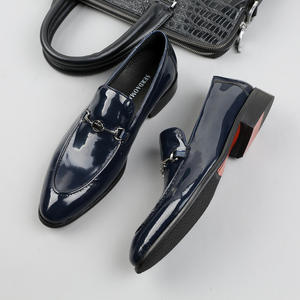 รองเท้าหนังแท้สำหรับธุรกิจ พื้นรองเท้าทนทานต่อการสึกหรอ พร้อมพื้นรองเท้าด้านในระบายอากาศได้ดี รองเท้าทางการสำหรับผู้ชาย รองเท้าทำงาน - Product Image 5