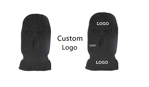 หน้ากากสกีอะคริลิกสีพื้นแบบยูนิเซ็กซ์ สำหรับฤดูหนาว ให้ความอบอุ่น ป้องกันลม ปิดคลุมใบหน้าเต็มรูปแบบ เหมาะสำหรับปั่นจักรยาน  แบบถัก  จัดส่งแบบ DDP - Product Image 6