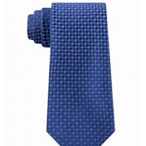 Kenneth Cole ปฏิกิริยาไมโครกระดานหมากรุกของผู้ชายเนคไทโบว์แบบบางสีกรมท่าขนาดปกติ - Product Image 1