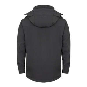 Chaqueta de concha suave para hombre con capucha impermeable a prueba de viento forro polar térmico senderismo escalada al aire libre abrigo de invierno aislado - Product Image 2