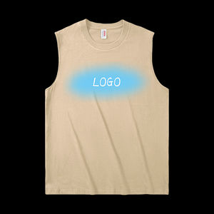 OEM haute qualité logo personnalisé homme Sport sans manches Muscle 100% coton débardeurs course Fitness Gym débardeur pour hommes - Product Image 5