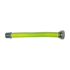 Raccordo Inox Estensibile Gas 3/4 Mf 200-400 Giallo - Product Image 1