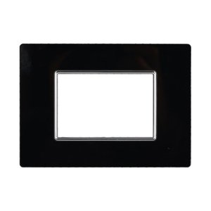 Etroit vetro piatto luna serie 3P colore nero compatibile con Bticino Axolute-materiali elettrici/compatibile con Bticino - Product Image 1