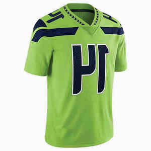 Vente en gros 100% maillot de sport en maille de polyester séchage rapide respirant évacuation de l'humidité maillot de football américain chemise d'entraînement - Product Image 4