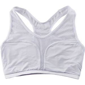 Ladies Chect Guards Gilet de karaté avec logo personnalisé Protège-poitrine en cuir véritable Entraînement aux arts martiaux unisexe - Product Image 4