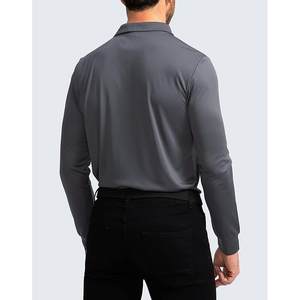 Golf à séchage rapide pour hommes pour polos Slim Fit T-shirt à col à manches courtes pour l'été Style décontracté Toile Tissu Solide - Product Image 2