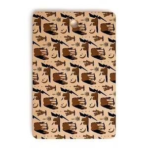 Planche à fromage et planche à découper en bois au design moderne et attrayant, ustensiles de cuisine - Product Image 1