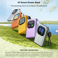 Nouvelle Banque d'alimentation intelligente innovante 2026 de 10000 mAh avec lecteur de musique, réveil et source d'alimentation mobile multifonction