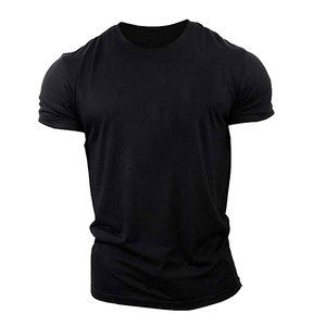 Logo personnalisé Gym T-Shirts Hommes Respirant Blanc Casual Outdoor Training Equipment Short Fitness Muscle Fitness Hommes T-Shirts - Product Image 4