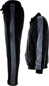 ชุดวอร์มสำหรับผู้หญิงและผู้ชายกางเกงมีฮู้ดและซิปผ้าโพลีเอสเตอร์ผ้าฟลีซดีไซน์น้ำหนักเบา - Product Image 3