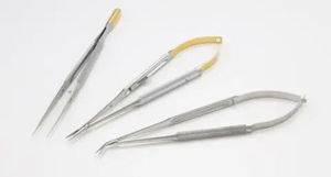 Instrumental Médico Castroviejo, Portaagujas de Acero Inoxidable, Tijeras, Pinzas, Juego Micro, Recubrimiento Cerámico, Cirugía Oftálmica MOL - Product Image 5