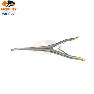 Ensemble d'instruments esthétiques reconstructifs pour augmentation mammaire, comprenant un écarteur mammaire, une lame droite émoussée et des pinces de dissection en acier inoxydable - Product Image 2