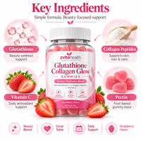 Gummies de biotine haute puissance 5000mcg à marque privée, saveur, pour la croissance des cheveux, supplément de beauté pour adultes à marque privée