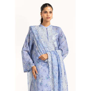 IUSTKSD-694 Traje Casual de Verano de 3 Piezas con Estampado y Bordado para Clima Cálido - Product Image 5