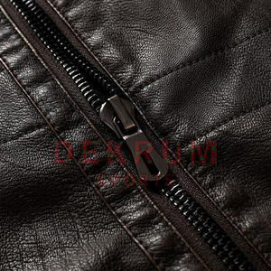 Chaqueta de cuero cálida de invierno transpirable para hombre, chaqueta de cuero informal para hombre a precio razonable - Product Image 5