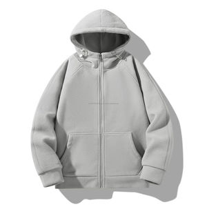 Sudaderas con Capucha Personalizables para Hombre, de Felpa Gruesa con Cierre, para Otoño e Invierno, Estilo Informal, con Opciones de Bordado de Logotipo - Product Image 1