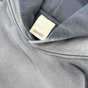 Sweat à capuche personnalisable en molleton 100 % coton, coupe régulière, style streetwear printanier, délavé à l'acide, effet soleil, grammage lourd, style vintage - Product Image 4