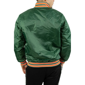 New Arrival Customizable High Quality Canvas Bomber <b>Jacket</b> for Men's Winter Casual Street Wear Stand Collar Front Logo Windproof - Product Image 3