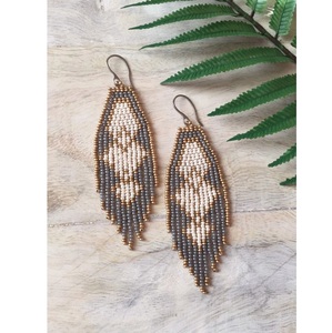 Hermosos pendientes con cuentas de semillas de cristal para la Moda de Primavera - Product Image 2