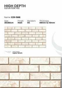 Carreaux de mur extérieur en porcelaine 300x600mm, format long - Product Image 5