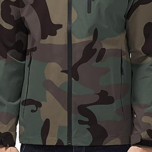 แจ็คเก็ตกันน้ำสำหรับผู้ชาย, แจ็กเก็ตกลางแจ้งขนแกะนิ่มกันน้ำเสื้อแจ็คเก็ตวิ่งเดินป่าฝนตก - Product Image 2