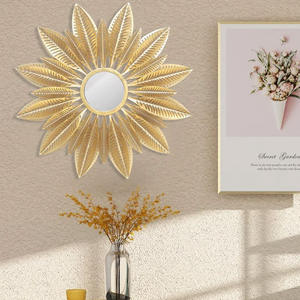 Miroir mural durable en forme de fleur, écologique, très vendu, avec couleur et taille personnalisées pour la décoration des murs et des salles de bain - Product Image 2