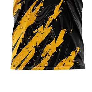 เสื้อเจอร์ซีย์ซับลิเมชั่นคุณภาพสูงสำหรับผู้ชาย ฤดูร้อน ผ้าโพลีเอสเตอร์ 100% คอกลม ระบายอากาศได้ดี แห้งเร็ว แขนสั้น สำหรับเล่นกีฬา สามารถปรับแต่งได้ - Product Image 6