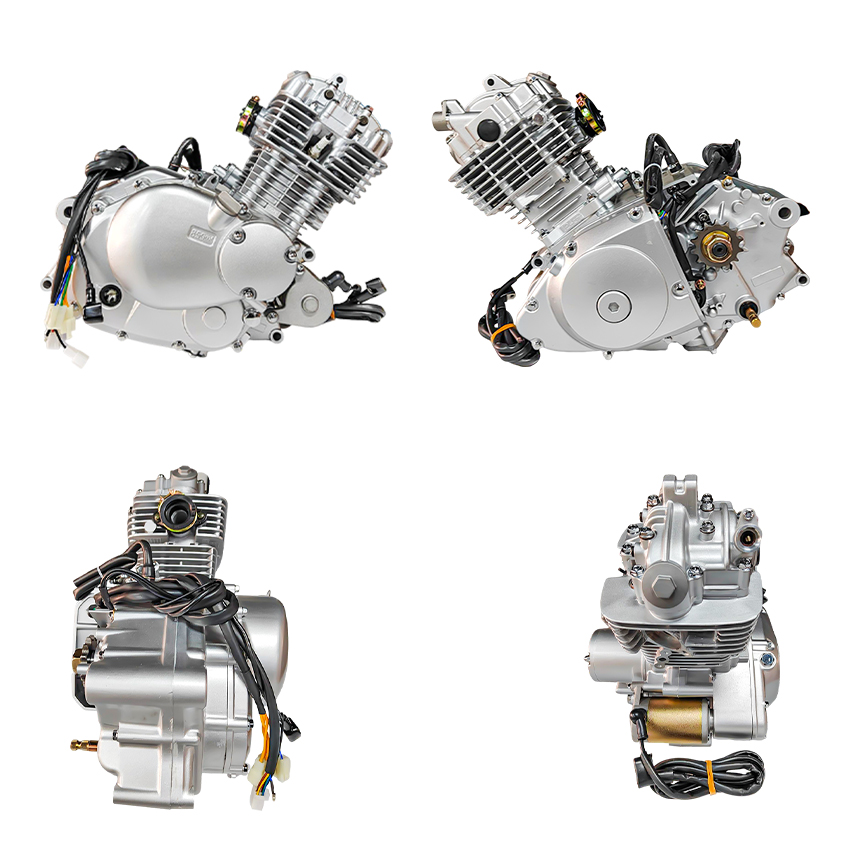 Air-Cooled Haojiang GN125 125cc Motorcycle Engine Assembly