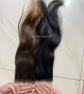 วิกผมดิบอินเดียขนาด13X6มีความละเอียดสูงด้านหน้าเป็นลูกไม้แบบเต็มไม่มีกาวผมธรรมชาติ13x4 - Product Image 6
