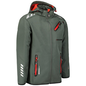 Nouveauté Essential Veste à fermeture éclair Softshell de haute qualité à manchette élastique pour hommes Veste spéciale hiver coupe-vent élégante avec logo personnalisé - Product Image 4