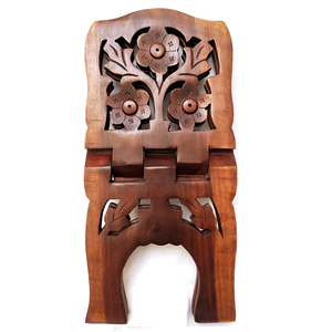Soporte de madera pura Sheesham Corán Biblia Geeta Soporte de libros sagrados Soporte de madera Rahel Disponible a precio barato y de fábrica - Product Image 5