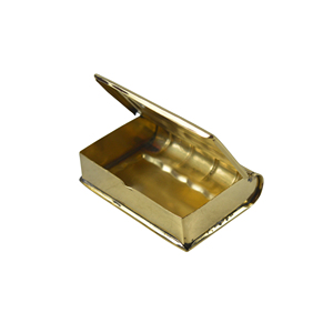 Boîte à dents en laiton royal Pyx pour les hôtes fournitures d'église couvercle élégant en métal royal brillant fruits secs conteneur bacs de stockage de bonbons - Product Image 3