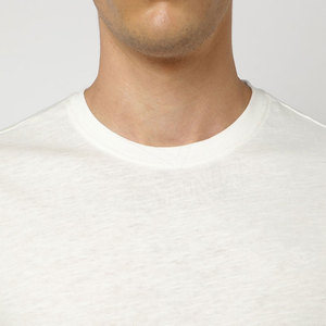 Camiseta Personalizada para Hombre de Alta Calidad, Transpirable, de Fibra de Bambú y Algodón Terry, Manga Corta, Cuello Redondo, Talla Grande - Product Image 5