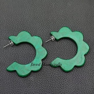 คุณภาพสูงสีที่ดีที่สุดที่ปรับแต่งได้เรซิ่นต่างหูลดลงเทรนด์ใหม่สไตล์วินเทจสำหรับงานแต่งงานเครื่องประดับที่ตรงกันทั้งหมด - Product Image 6