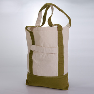 Sacs à provisions en toile personnalisables écologiques Pochette à cordon en coton réutilisable avec emballage à poignée de lettres - Product Image 4