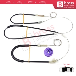 BWR460 Power Window Regulator Repair Set Front Right <b>Door</b> for Golf MK3 1H1 1H5 1991-1998 5-<b>Door</b> Vento Jetta 1H2 1992-1999 1H0837 - Product Image 2