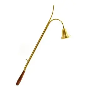 Snuffer vela de metal da moda, vela de luxo snuffer, à atacado, preço, decorativa, cor dourada, acabada, em oferta