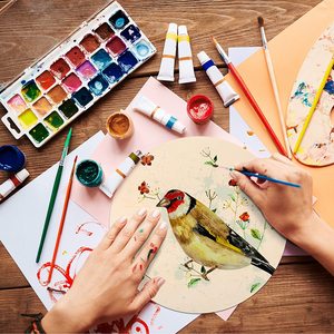 Cerchi <span class=keywords><strong>in</strong></span> <span class=keywords><strong>Legno</strong></span> Grezzo da 18 Pollici per Artigianato, Decorazioni da Parete, Pirografia e Pittura (3 Pezzi) - Ecologici e Lucidati - Product Image 6