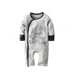 Barboteuse bébé confortable nouveauté combinaison en coton pour tout-petits garçons pour un usage quotidien pour bébé - Product Image 6