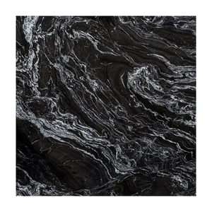 แผ่นหินแกรนิตป่าสีดำแบบอินเดียขัดเงาทันสมัยแผ่นหินธรรมชาติขนาดใหญ่สำหรับเคาน์เตอร์ห้องครัวและบันได - Product Image 2