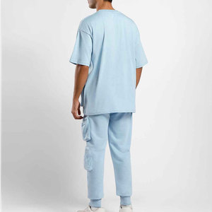 Hot Selling Fashion Outfit Wear Men <b>T</b> <b>Shirt</b> And Trouser Set New Arrival Cotton Breathable Look Men <b>T</b> <b>Shirt</b> And Trouser Set - Product Image 3