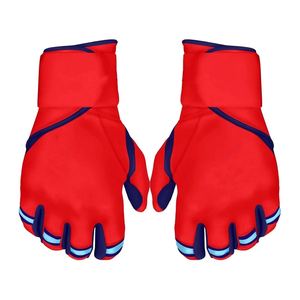 Gants de frappe de baseball professionnels de haute qualité en cuir avec sangle réglable, paume rembourrée antidérapante, logo personnalisé, pour jeunes et adultes - Product Image 6