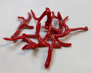 ปะการัง!! หินปะการังอิตาลีธรรมชาติสี100% ปะการังแดงกิ่งไม้ปะการังที่ได้รับการขัดเกลาอย่างดีคุณภาพระดับ AAA - Product Image 4