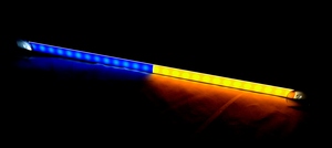 12/24 Volt 50cm LED Ukraine Drapeau Barre Lumineuse Intérieur Camion Accessoires Fabriqué en Bulgarie - Product Image 4