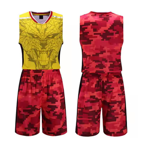 Uniformes de basket-ball personnalisés pour hommes, ensemble complet, tissu à séchage rapide, maillot et short respirant OEM ODM, vêtements de sport pour tournoi de clubs - Product Image 1