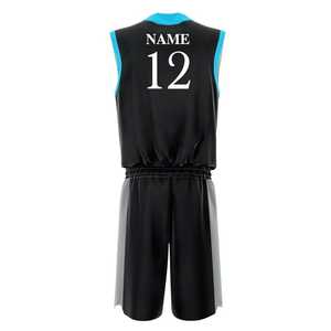 Uniforme de basket-ball personnalisé en tissu respirant à séchage rapide avec impression de logo d'équipe personnalisé Service de vêtements de sport OEM - Product Image 6