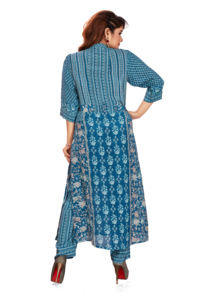 Hot on Sale Vêtements traditionnels pour femmes Fashion Kurti Set pour les occasions de fête et de mariage de l'Inde - Product Image 4