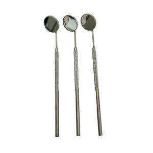 Espejo Bucal Dental de Acero Inoxidable de la Mejor Calidad con Mango, Instrumentos de Examen Oral en Venta - Product Image 1