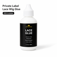 Fabricant de colle pour perruques en dentelle OEM avec formule de séchage blanc-transparent pour marques de perruques et salons